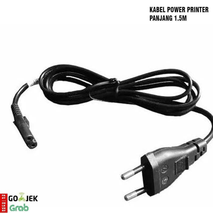 Kabel Power Untuk Printer Canon Epson HP Brother Universal KABEL POWER BUAT ADAPTOR DUA LUBANG