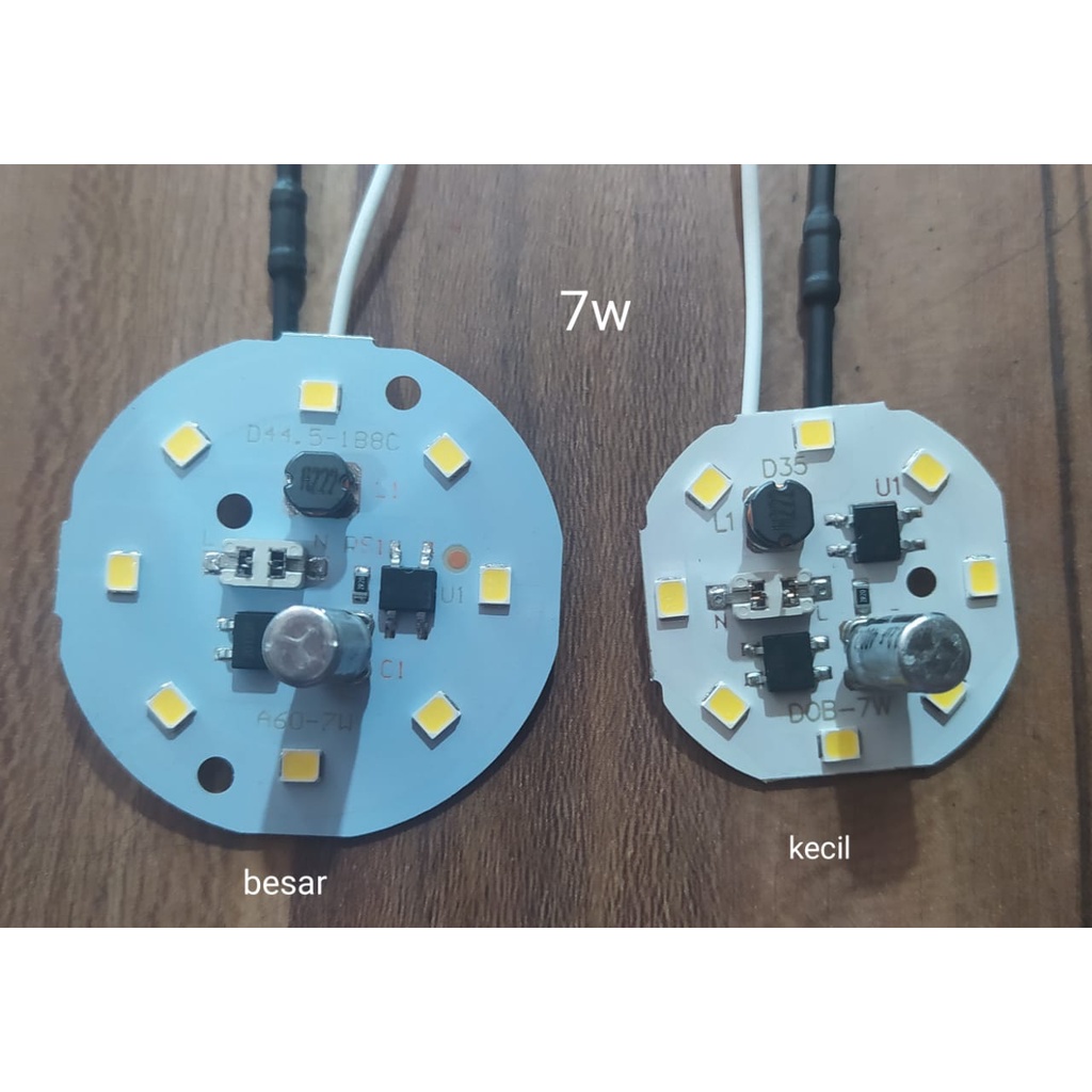 PCB Mata Lampu LED 7w KW1 Tanpa Driver - DOB LED AC 7 Watt Langsung 220V (ACR)