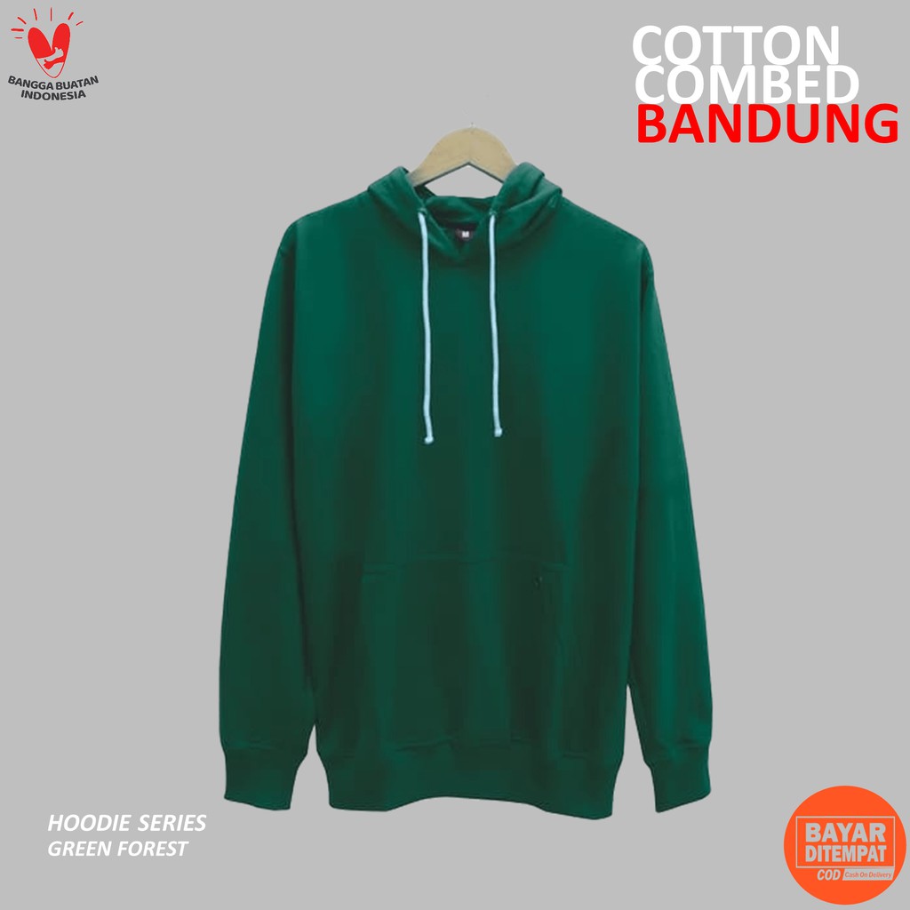 Hoodie Polos Green Forest Cotton Baby Terry