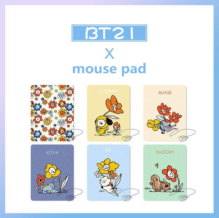 Mouse Pad Gaming Anti Slip Motif Kartun Kpop Bts Dynamite Bt21