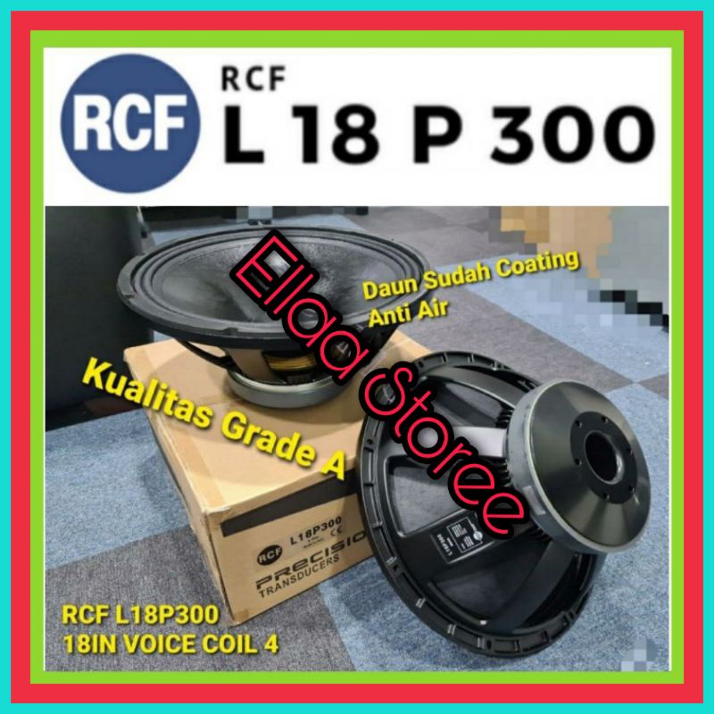 Speaker Woofer Component RCF 18 Inch L 18P 300 18 Inch GRADE A