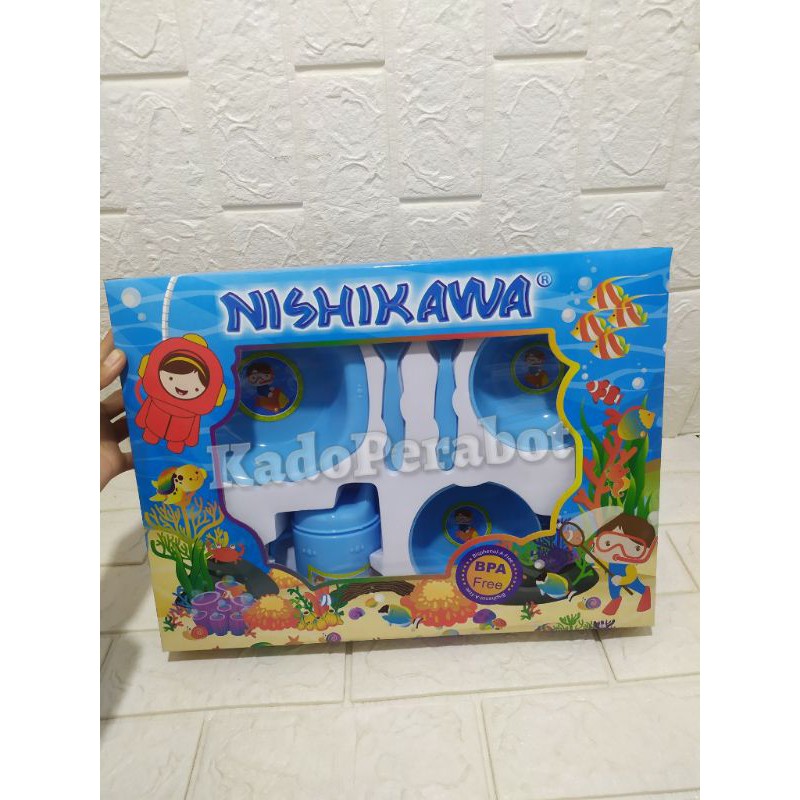 Tempat makan bayi NISHIKAWA 8113 - kado bayi - alat makan bayi set