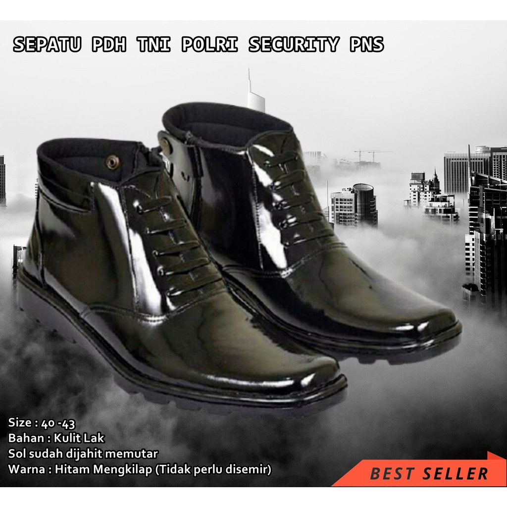 Sepatu Pdh Kulit/Sepatu Pdh Dinas/Sepatu Pdh Tni/Sepatu Pdh Polri/Sepatu Pdh Security