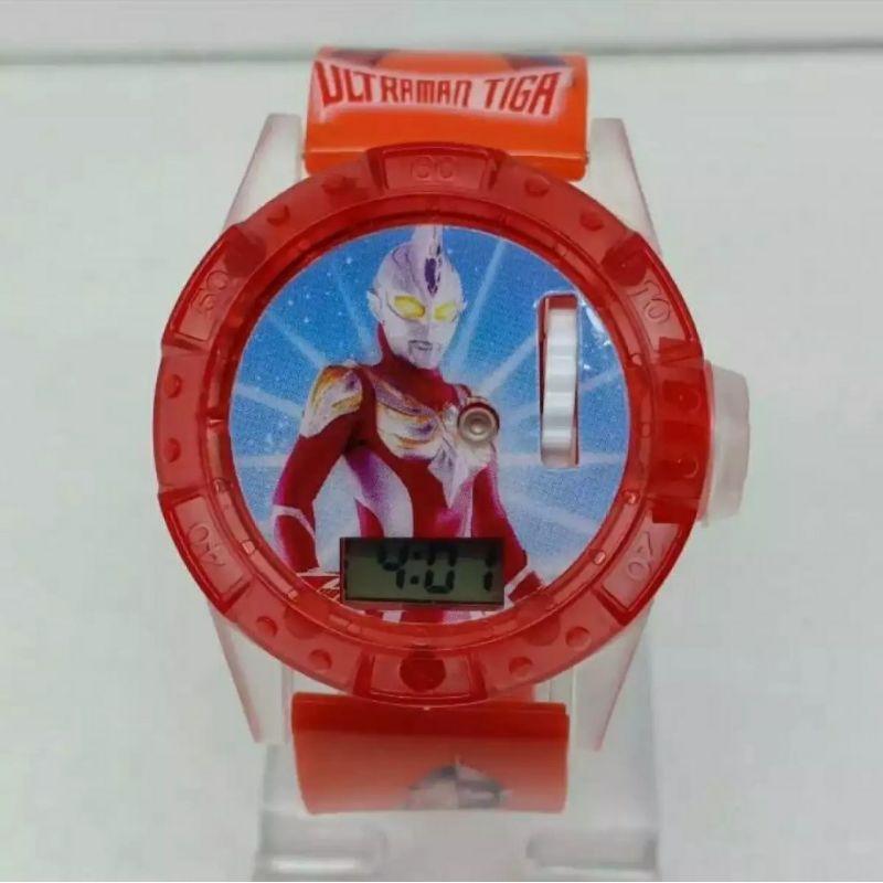 Jam Anak Jam Tangan anak melody laser Jam Tangan anak karakter Ultramen