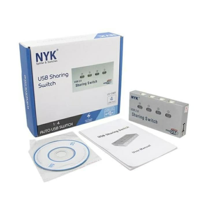 NYK Auto Switch Printer 4Port 1-4