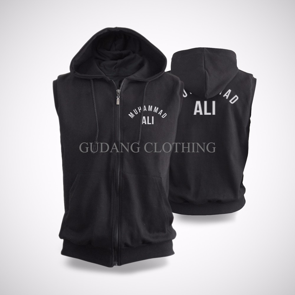 Vest Zipper Hoodie Muhammad Ali