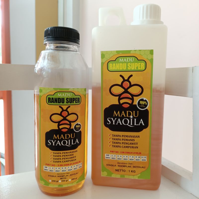 

MADU RANDU SUPER 1 KG dan 500 GRAM SUDAH TERUJI LAB | MADU MADU MURNI 100% ASLI | RAW HONEY | MADU MENTAH | MADU SYAQILA | MADU SYAQILA BY CHAESA