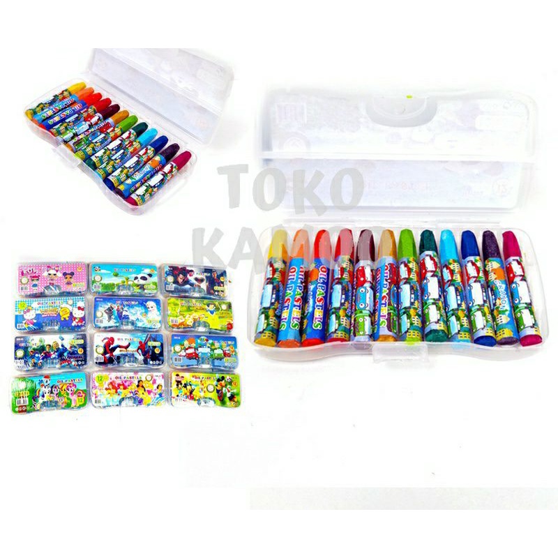 Crayon Besar / Crayon 12 Warna Funcy