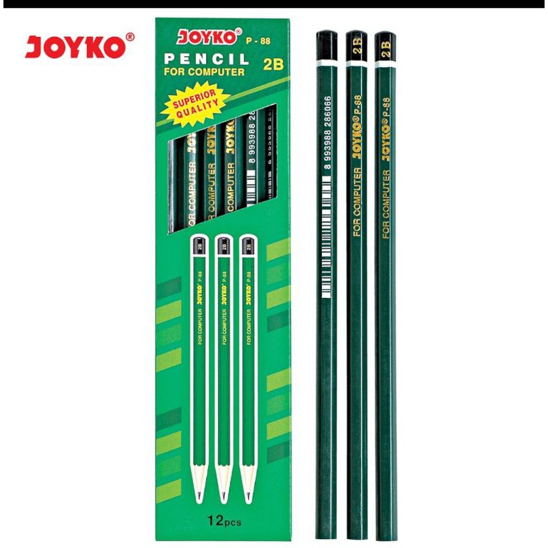 Grosir Pensil 2B Joyko p-88 Isi 12 Pcs (satu lusin)