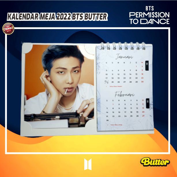 KALENDAR MEJA /DUDUK 2023 BTS BUTTER