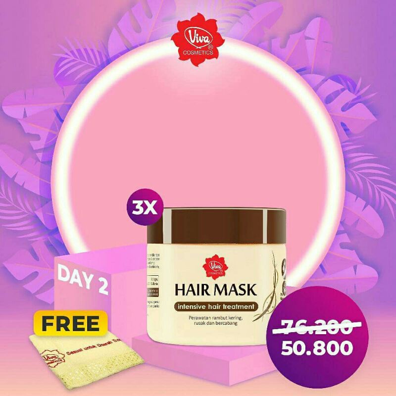 Paket 3 Hair Mask Viva