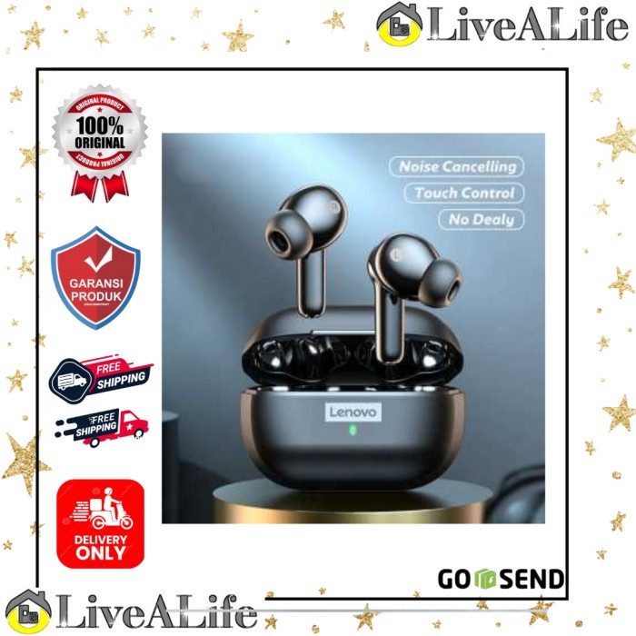 Lenovo Think Plus TWS Earphone Bluetooth 5.0 with Charging Dock - LP1S