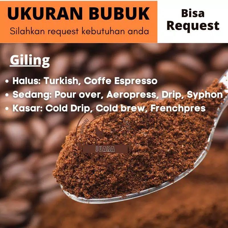 Kopi Blend Espresso 1Kg Robusta30% Arabika70% Bisa Pilih Biji atau Bubuk