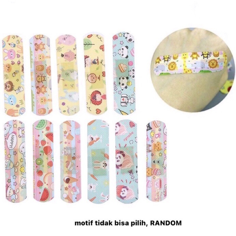 [20PCS] Plester Luka Hansaplast Anak Anti Air Karakter Lucu Bandage Band Aid Tensoplast P3K Murah