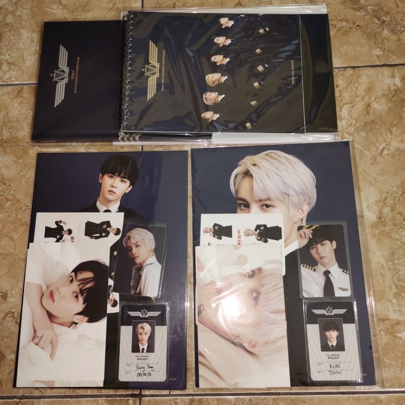 WTS SHARING SEASON GREETING SG22 2022 WAYV KUN YANGYANG TEN WINWIN XIAOJUN HENDERY MEMBER SET BENE S