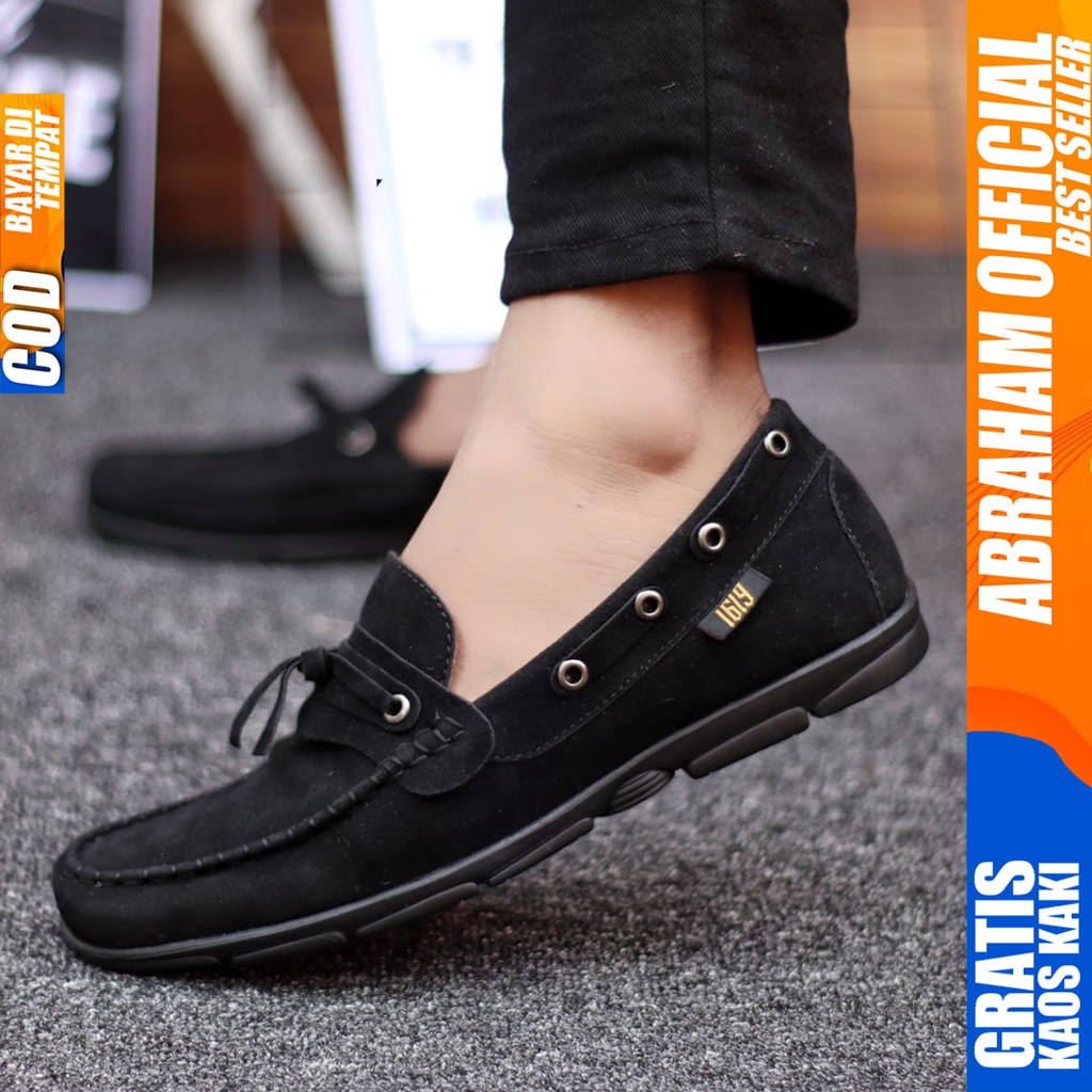 Abraham Titan - Sepatu Slip On Pria Casual