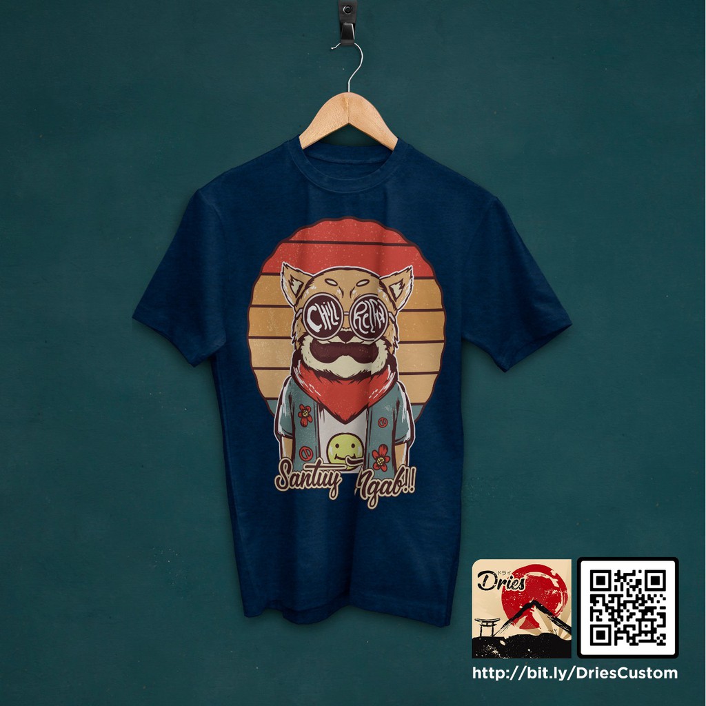 Dries kaos custom SANTUY NGAB