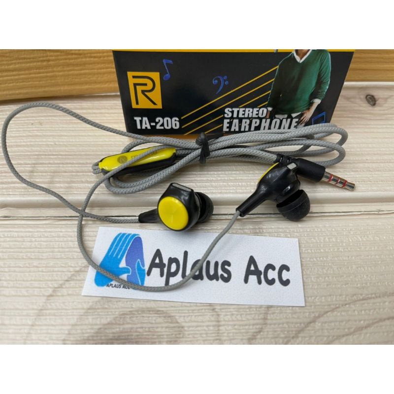 Handsfree Realme TA206 + Mic Stereo Earphone TA-206 Suara Bagus