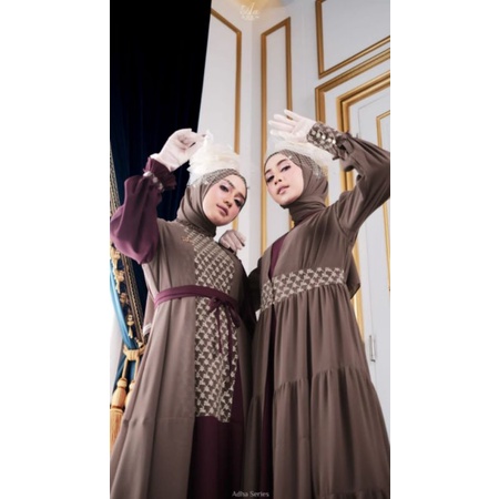 Lady Dhara Gamis By Aden Hijab style 2 Gamis Wanita Muslimah