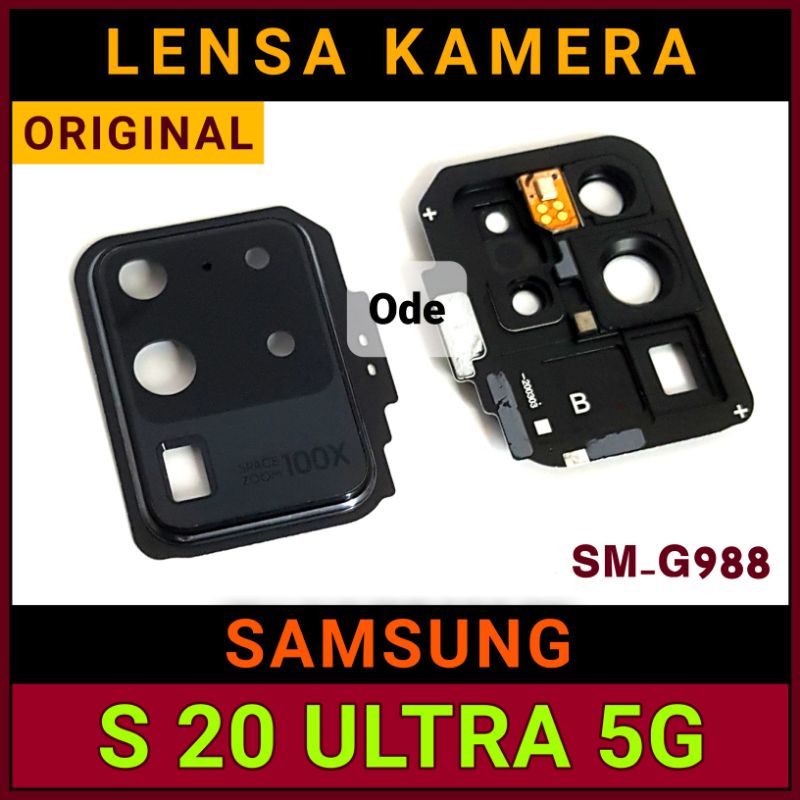 Original Ring lensa kamera Samsung S20 Ultra SM-G988 copotan