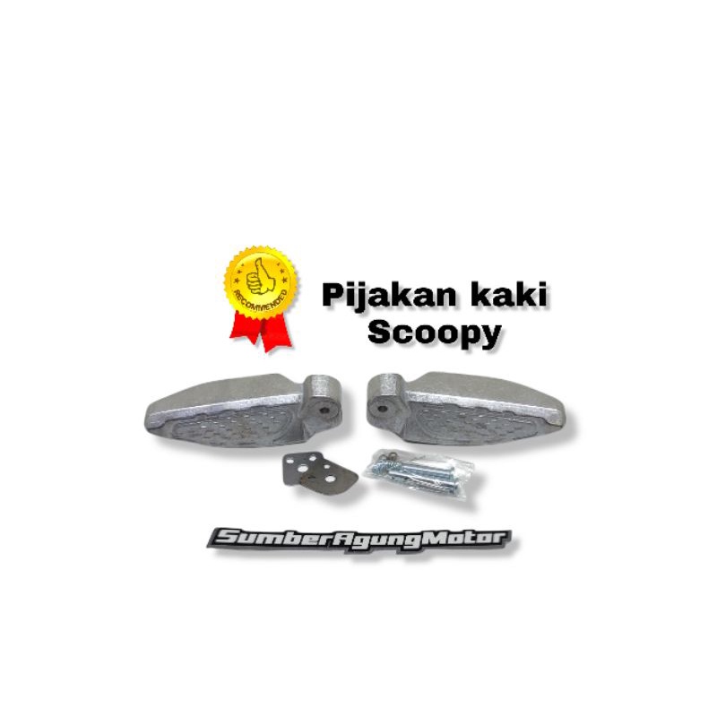 FOOT STEP PIJAKAN INJAKAN KAKI BELAKANG SCOOPY KARBU SET KANAN KIRI
