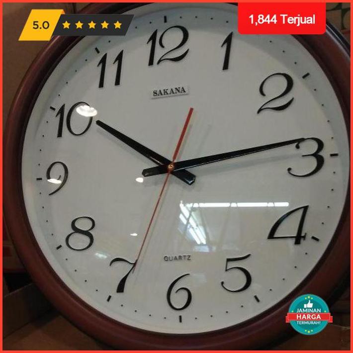 Dekorasi Rumah Jam Dinding Sakana Besar Premium