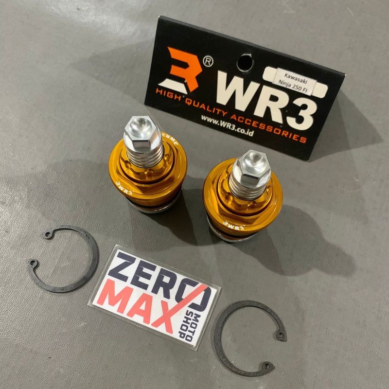 Preload Adjuster WR3 Original Kawasaki Ninja 250R 250 Karbu 2008 - 2012 Gold