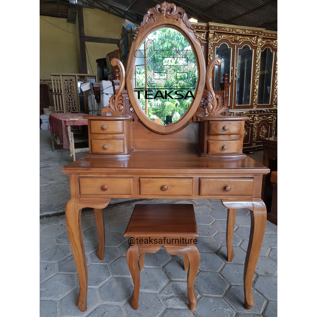 Meja Rias Kartini Jati