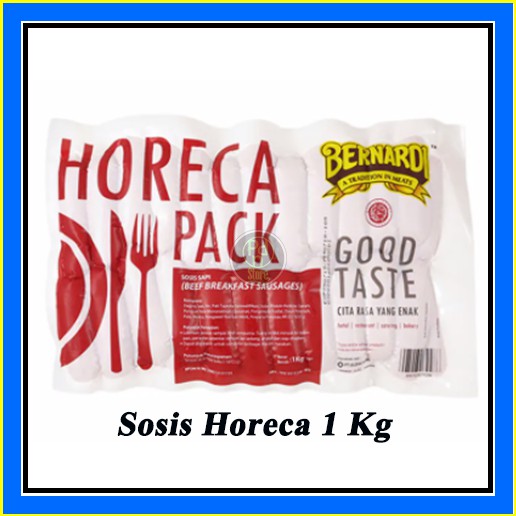 

Promo sosis sapi horeka bernadi 1kg