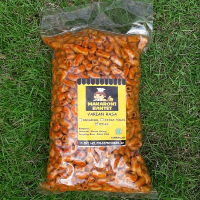 

Makaroni bantet pedas ukuran 1/2kg