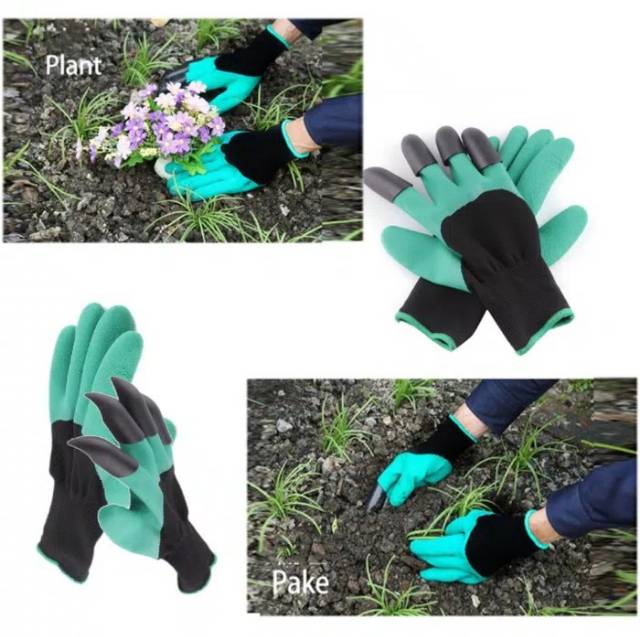 Sarung tangan berkebun dengan cakar LATEX(1 pasang)