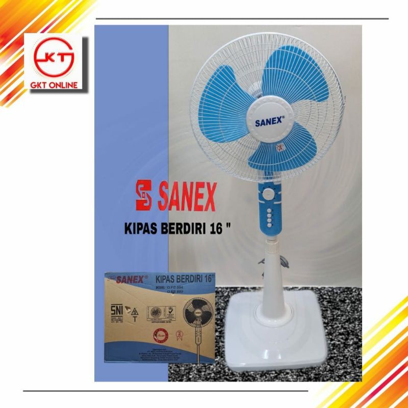 Kipas Angin Berdiri 16 Inch Sanex / Stand Fan 16 inch Sanex
