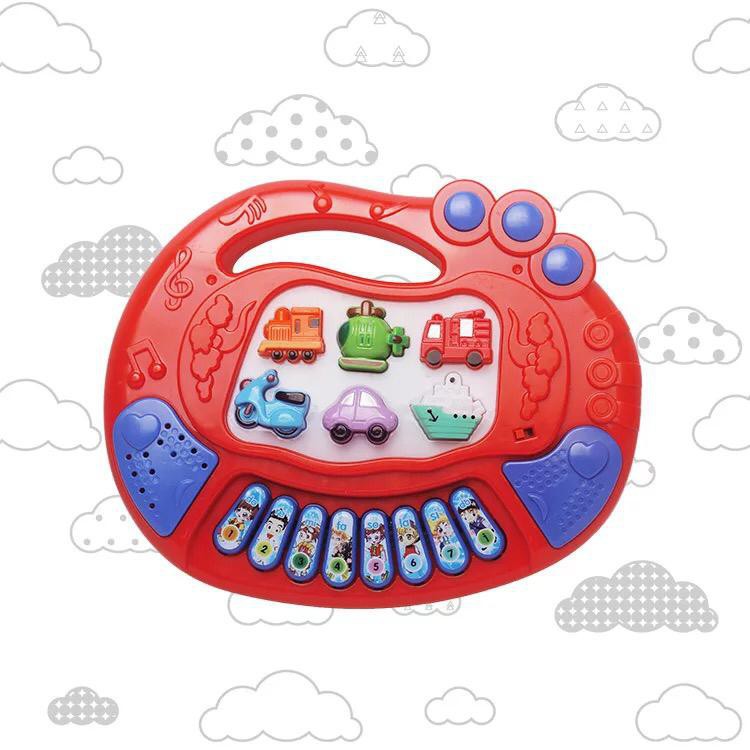 Edufuntoys -  MUSIC PIANO/ animal farm Piano / vehicle piano / music elf mainan piano anak-vehicle piano
