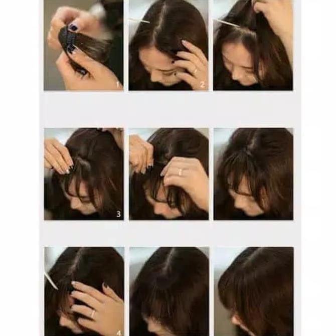 HAIR CLIP PONI TIPIS / PONI KOREA / CLIP PONI DEPAN SAMPING