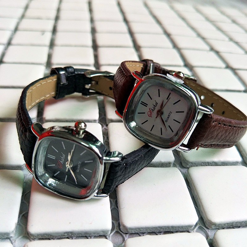 Jam Tangan Wanita Murah Fashion Casual Quartz Analog Women Leather Watch