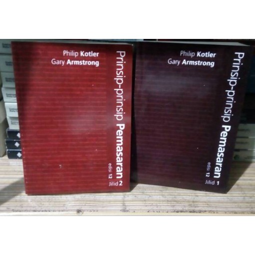 Paket Buku PRINSIP - PRINSIP PEMASARAN Jilid 1&2 - Kotler Armstrong