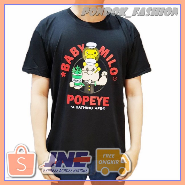 Fashion pria/atasan/kaos/t shirt/distro/kaos pria/kaos t shirt/kaos distro Baby Milo -  BINFAS342