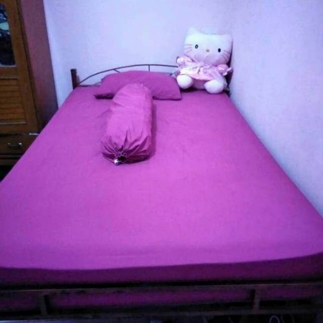 Sprei Rosewell Polos Kasur Spring Bed Springbed Tempat Tidur Single ukuran 90x200 100x200 120x200