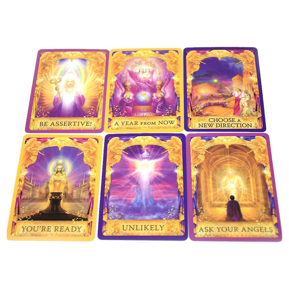 Agustina Angel Answers Permainan Papan Hiburan Pesta 44Pcs Deck Game Tarot Card