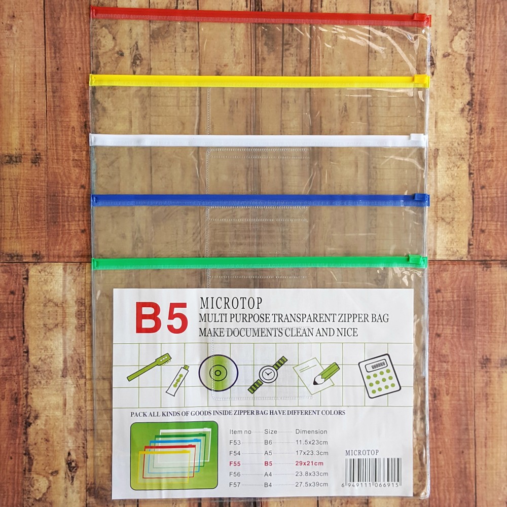 Map Plastik Ziplock Merk Microtop Zipper Bag Tahan Air Map Plastik Ziplock Merk Microtop Zipper Bag Tahan Air