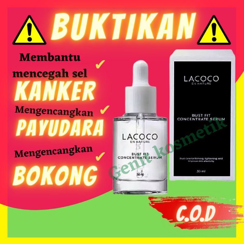 Serum Lacoco Bust Fit Pembesar Pengencang Payudara Bokong Bpom Halal