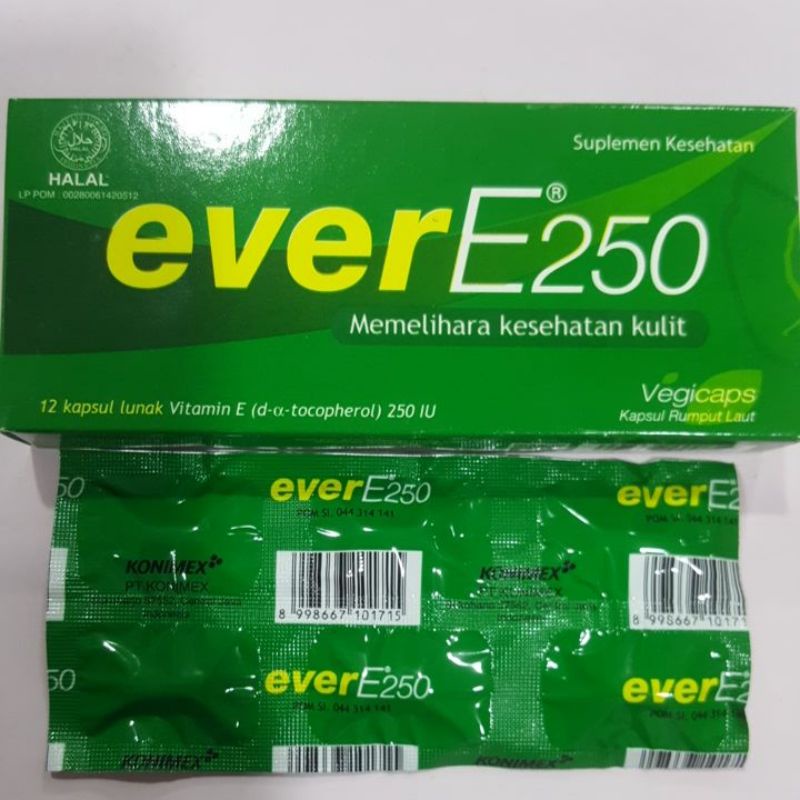 Jual Ever E250ever E250vitamin Eever E Tablet Shopee Indonesia 9752