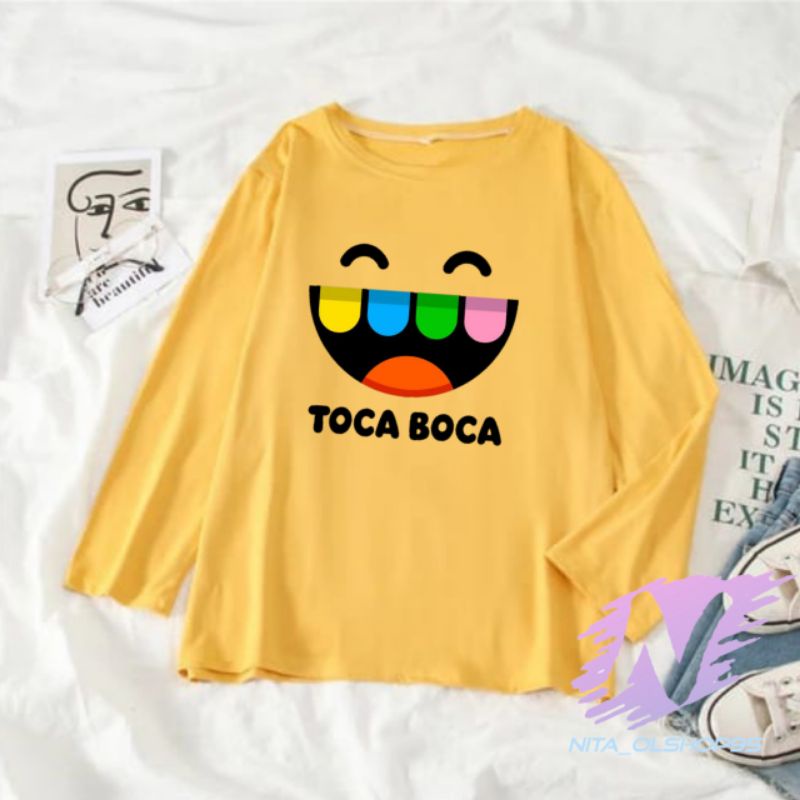 kaos toca boca kaos anak lengan panjang toca lite world