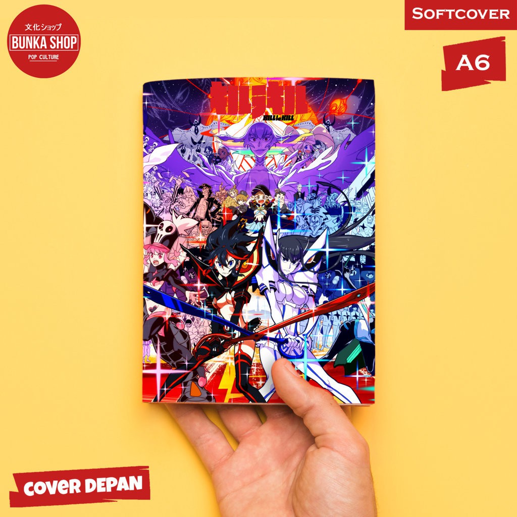 

Pocketnote Anime Kill la Kill Softcover A6 Buku Tulis Catatan Murah