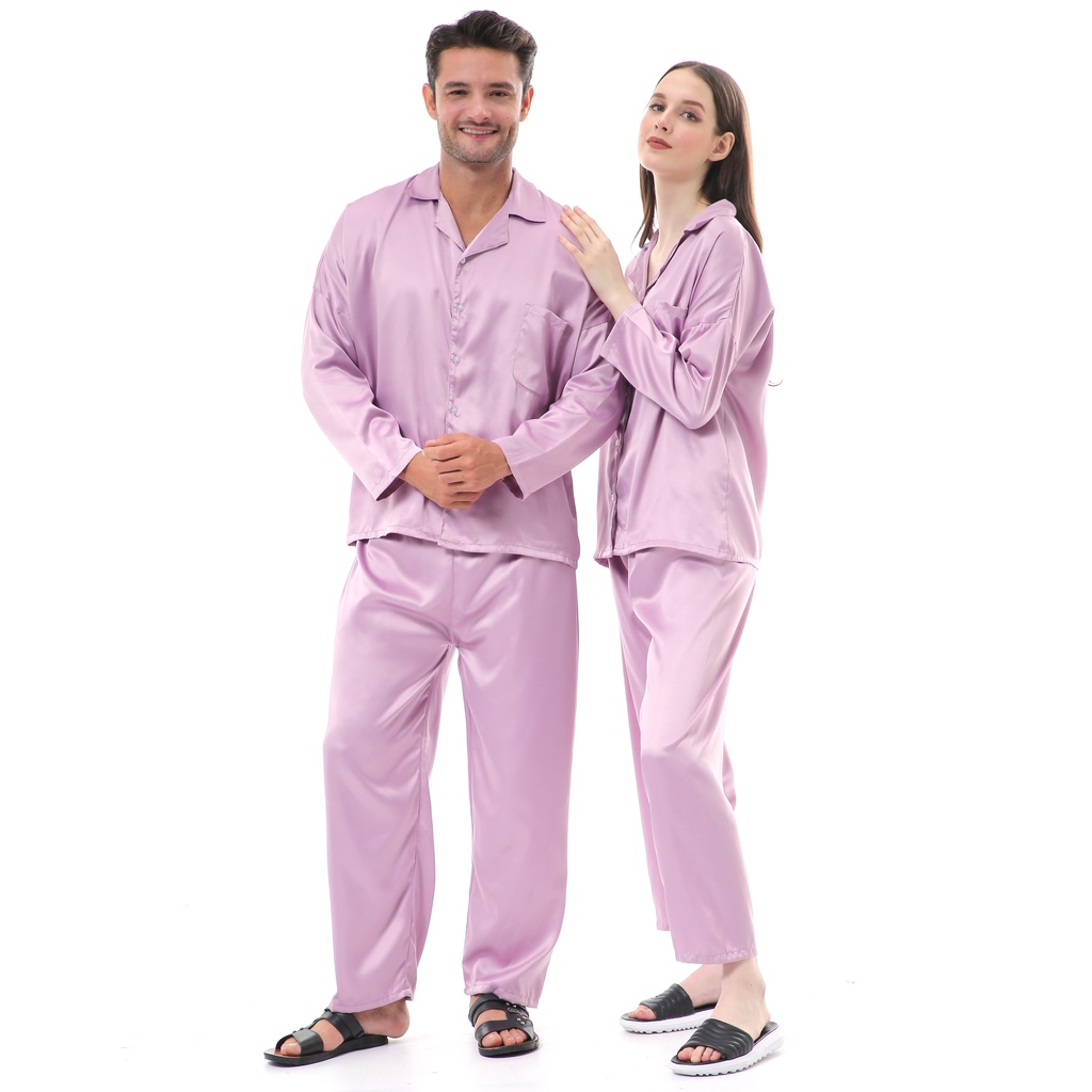 Zavyn One Set Setelan Piyama Couple Sateen PP 2.0