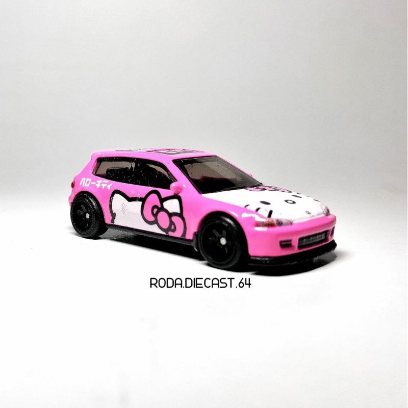 Hotwheels Civic EG Hello Kitty loose