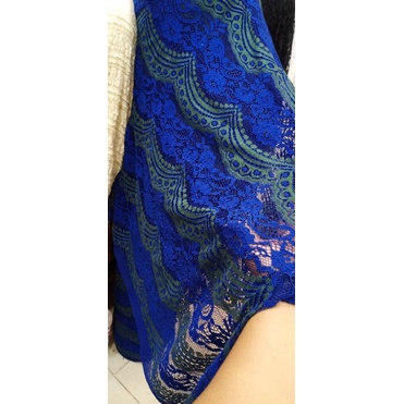 ¹/² Meter kain brokat gradasi/bahan brokat renda/kain brokat kebaya