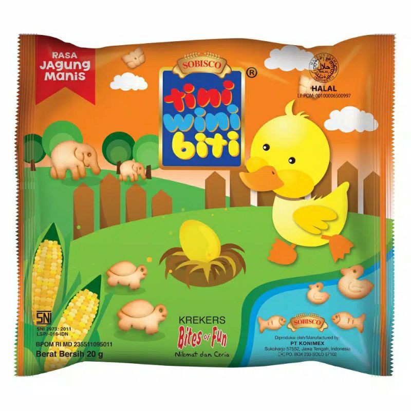 

TINI WINI BITI JAGUNG MANIS ( 1 paket isi 5 bungkus )