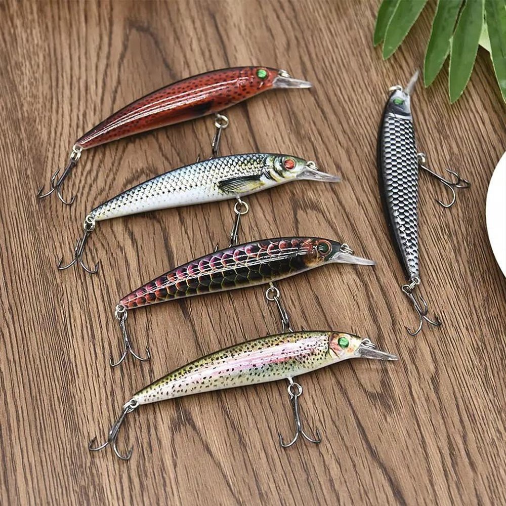 Umpan Pancing Umpan Casting Minnow Panjang 11cm Warna Warni