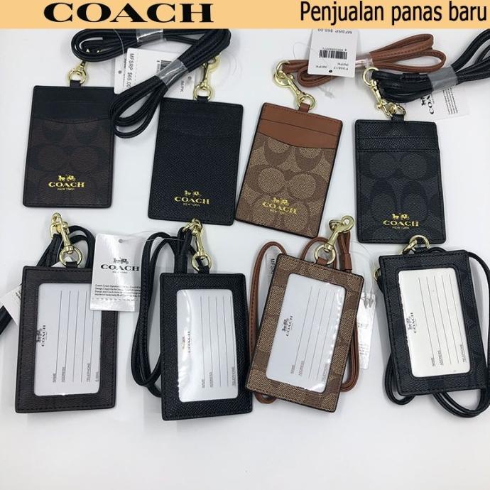 

OPEN RESSELER Name Tag Holder Lanyard Gantungan ID Card Holder Coach